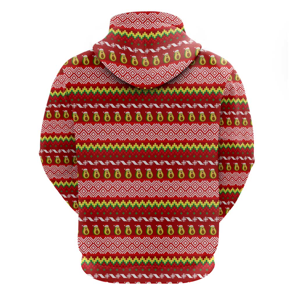 Avo Merry Christmas Hoodie Xmas Holiday Patterns - Wonder Print Shop