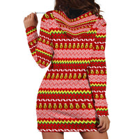Avo Merry Christmas Hoodie Dress Xmas Holiday Patterns - Wonder Print Shop