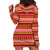 Avo Merry Christmas Hoodie Dress Xmas Holiday Patterns - Wonder Print Shop