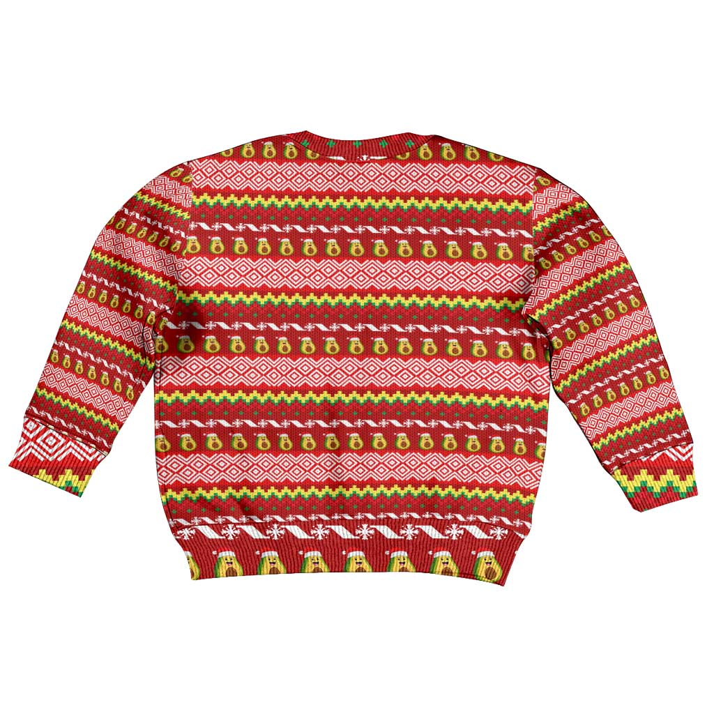 Avo Merry Christmas Kid Ugly Christmas Sweater Xmas Holiday Patterns - Wonder Print Shop