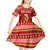 Avo Merry Christmas Kid Short Sleeve Dress Xmas Holiday Patterns - Wonder Print Shop