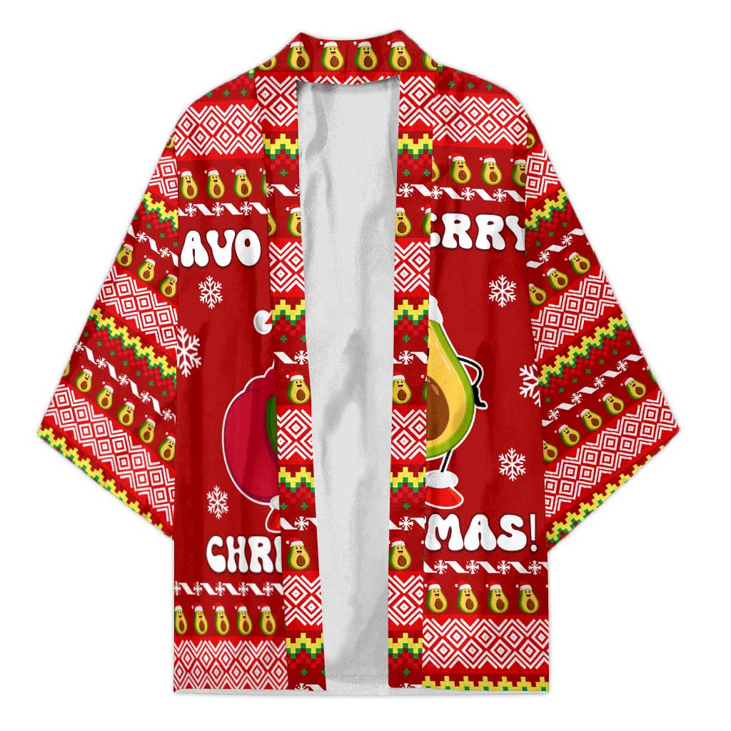Avo Merry Christmas Kimono Xmas Holiday Patterns - Wonder Print Shop