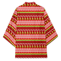 Avo Merry Christmas Kimono Xmas Holiday Patterns - Wonder Print Shop