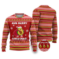 Avo Merry Christmas Ugly Christmas Sweater Xmas Holiday Patterns - Wonder Print Shop