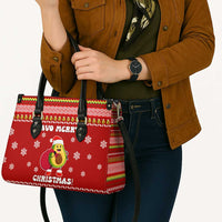 Avo Merry Christmas Leather Bag Xmas Holiday Patterns - Wonder Print Shop