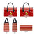 Avo Merry Christmas Leather Bag Xmas Holiday Patterns - Wonder Print Shop