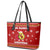 Avo Merry Christmas Leather Tote Bag Xmas Holiday Patterns - Wonder Print Shop