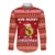 Avo Merry Christmas Long Sleeve Button Shirt Xmas Holiday Patterns - Wonder Print Shop