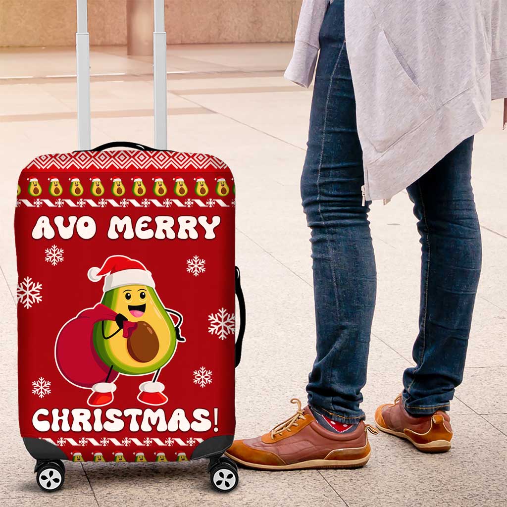 Avo Merry Christmas Luggage Cover Xmas Holiday Patterns - Wonder Print Shop