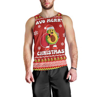 Avo Merry Christmas Men Tank Top Xmas Holiday Patterns - Wonder Print Shop