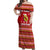 Avo Merry Christmas Off Shoulder Maxi Dress Xmas Holiday Patterns - Wonder Print Shop