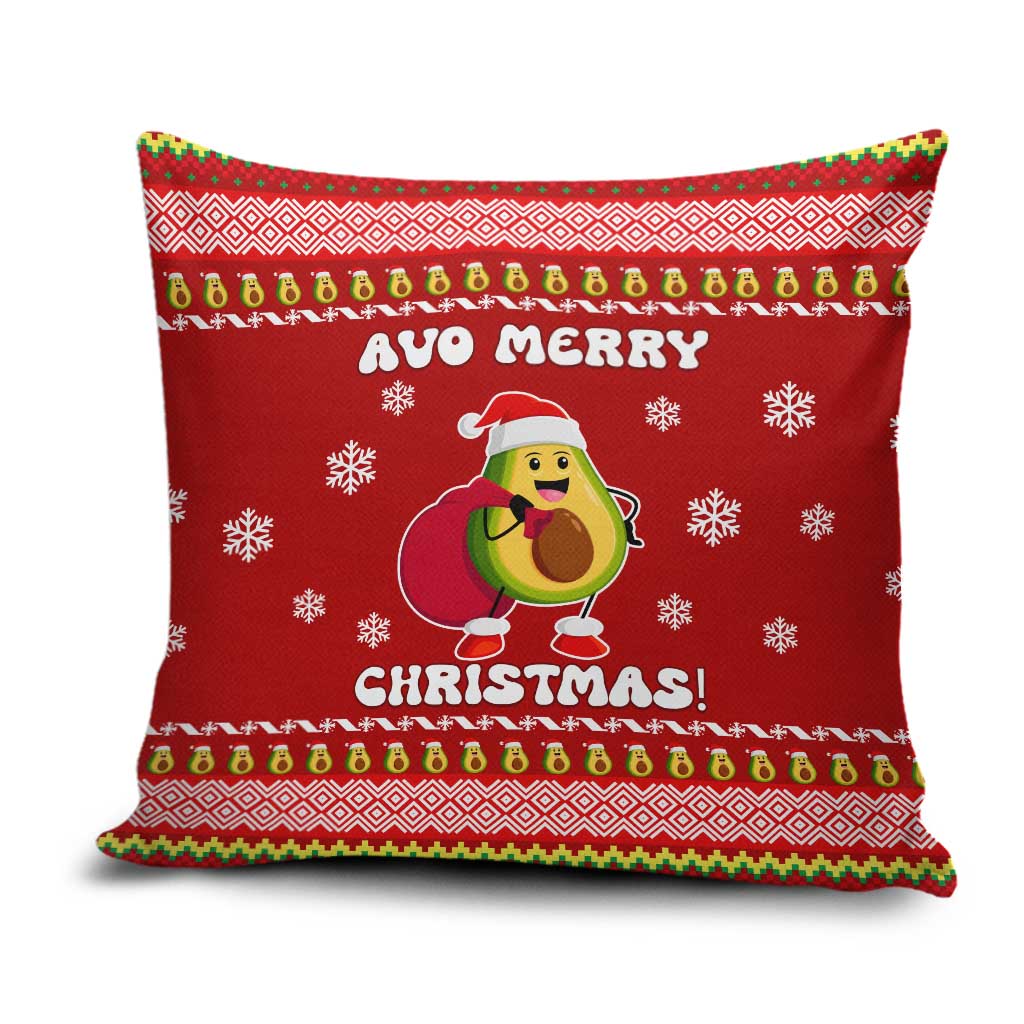 Avo Merry Christmas Pillow Cover Xmas Holiday Patterns - Wonder Print Shop