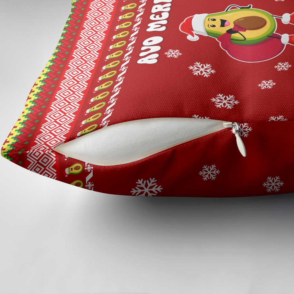 Avo Merry Christmas Pillow Cover Xmas Holiday Patterns - Wonder Print Shop
