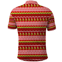 Avo Merry Christmas Polo Shirt Xmas Holiday Patterns - Wonder Print Shop