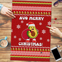 Avo Merry Christmas Puzzle Xmas Holiday Patterns - Wonder Print Shop