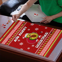 Avo Merry Christmas Puzzle Xmas Holiday Patterns - Wonder Print Shop