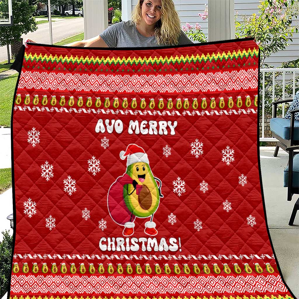 Avo Merry Christmas Quilt Xmas Holiday Patterns - Wonder Print Shop
