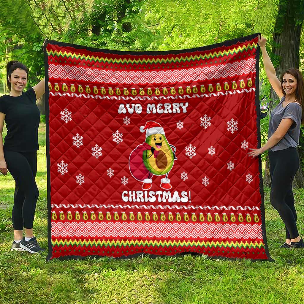 Avo Merry Christmas Quilt Xmas Holiday Patterns - Wonder Print Shop