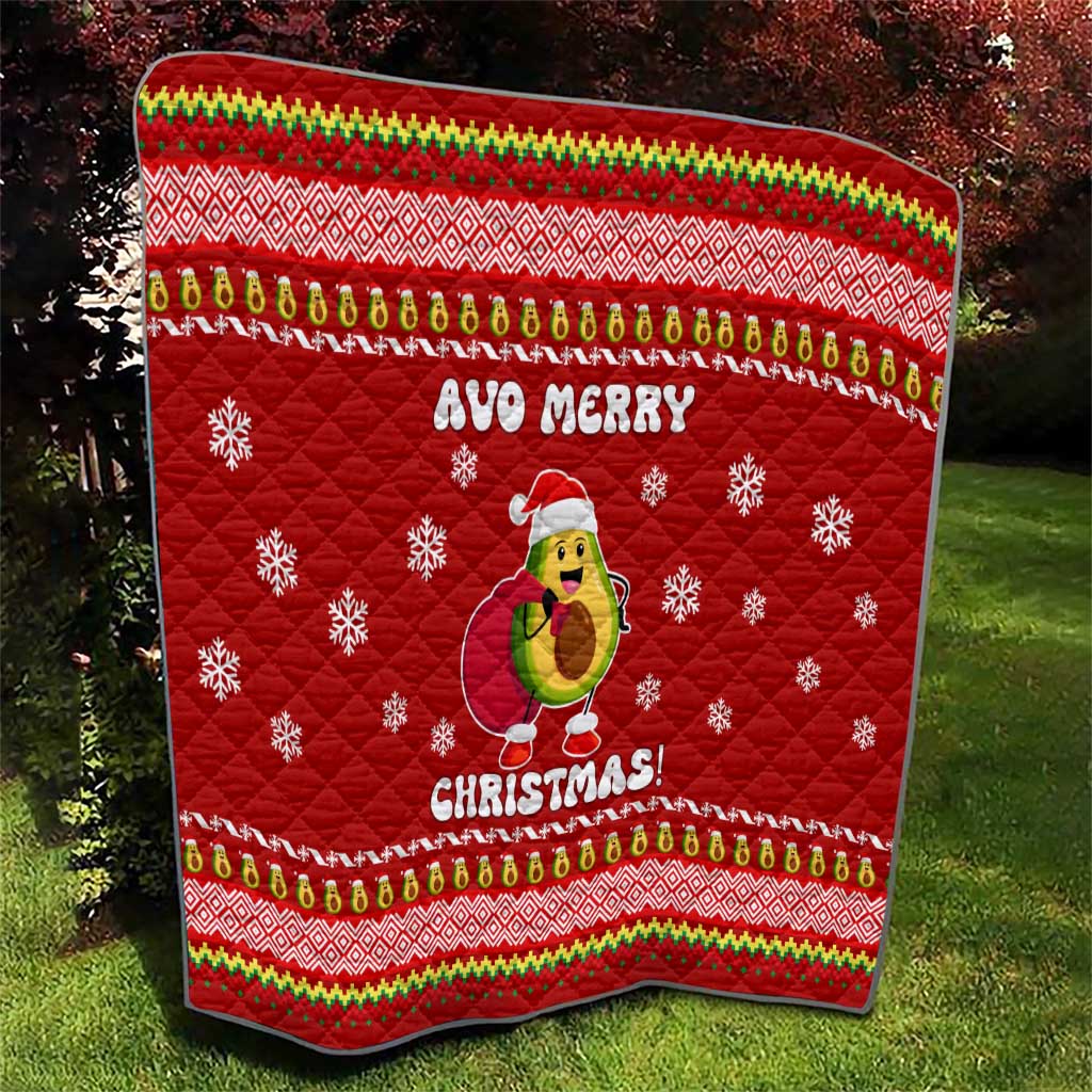 Avo Merry Christmas Quilt Xmas Holiday Patterns - Wonder Print Shop