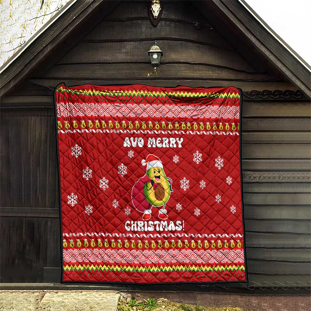 Avo Merry Christmas Quilt Xmas Holiday Patterns - Wonder Print Shop