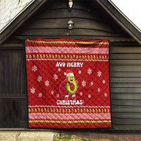 Avo Merry Christmas Quilt Xmas Holiday Patterns - Wonder Print Shop