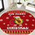 Avo Merry Christmas Round Carpet Xmas Holiday Patterns - Wonder Print Shop