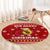 Avo Merry Christmas Round Carpet Xmas Holiday Patterns - Wonder Print Shop