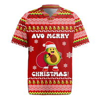 Avo Merry Christmas Rugby Jersey Xmas Holiday Patterns - Wonder Print Shop