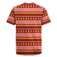 Avo Merry Christmas Rugby Jersey Xmas Holiday Patterns - Wonder Print Shop