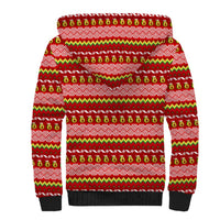 Avo Merry Christmas Sherpa Hoodie Xmas Holiday Patterns - Wonder Print Shop