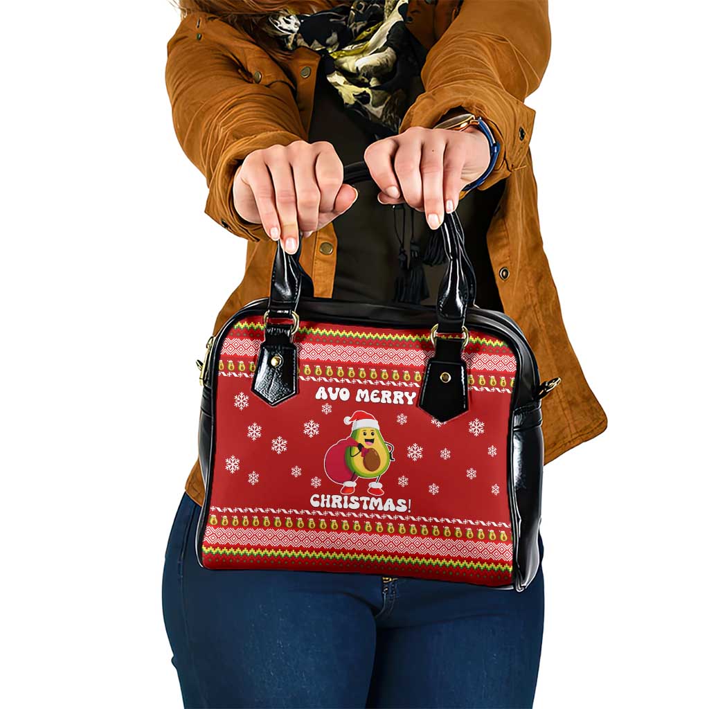 Avo Merry Christmas Shoulder Handbag Xmas Holiday Patterns - Wonder Print Shop
