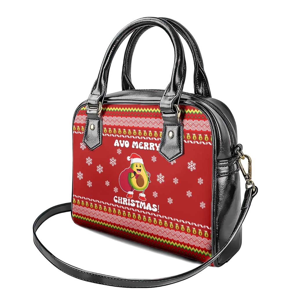 Avo Merry Christmas Shoulder Handbag Xmas Holiday Patterns - Wonder Print Shop