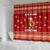 Avo Merry Christmas Shower Curtain Xmas Holiday Patterns - Wonder Print Shop