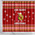 Avo Merry Christmas Shower Curtain Xmas Holiday Patterns - Wonder Print Shop