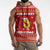 Avo Merry Christmas Sleeveless Hoodie Xmas Holiday Patterns - Wonder Print Shop