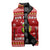 Avo Merry Christmas Sleeveless Puffer Jacket Xmas Holiday Patterns - Wonder Print Shop