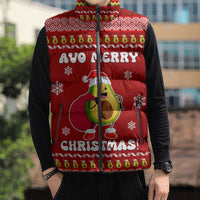 Avo Merry Christmas Sleeveless Puffer Jacket Xmas Holiday Patterns - Wonder Print Shop