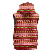 Avo Merry Christmas Sleeveless Zip Hoodie Xmas Holiday Patterns - Wonder Print Shop