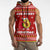 Avo Merry Christmas Sleeveless Zip Hoodie Xmas Holiday Patterns - Wonder Print Shop
