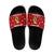 Avo Merry Christmas Slide Sandals Xmas Holiday Patterns - Wonder Print Shop