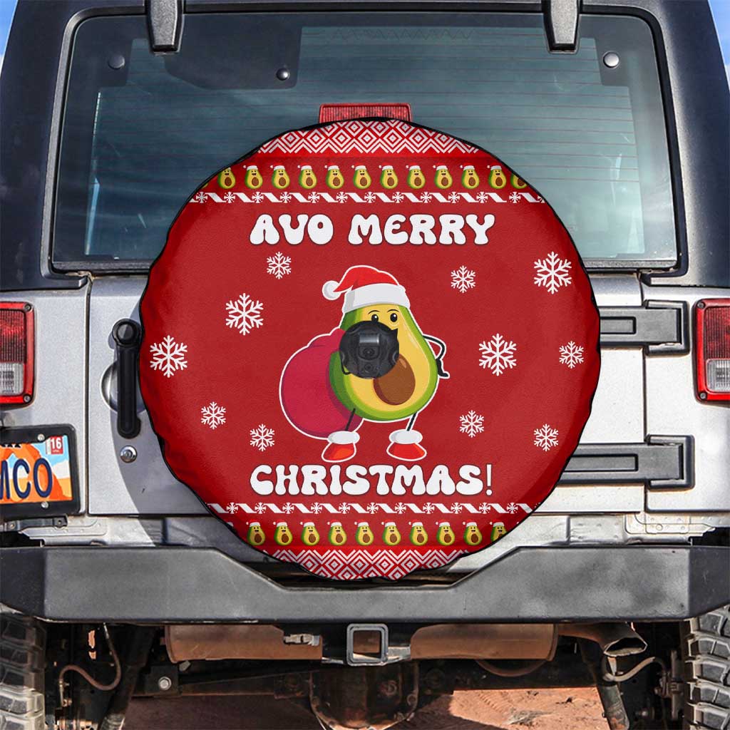 Avo Merry Christmas Spare Tire Cover Xmas Holiday Patterns - Wonder Print Shop
