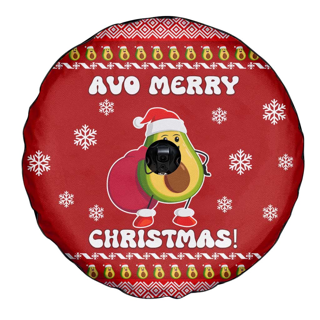 Avo Merry Christmas Spare Tire Cover Xmas Holiday Patterns - Wonder Print Shop