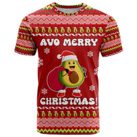 Avo Merry Christmas T Shirt Xmas Holiday Patterns - Wonder Print Shop