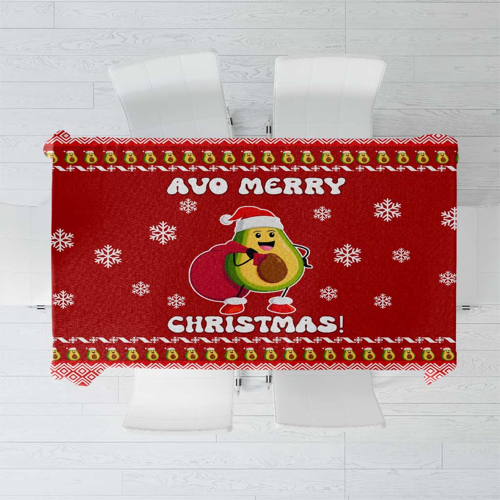 Avo Merry Christmas Tablecloth Xmas Holiday Patterns - Wonder Print Shop