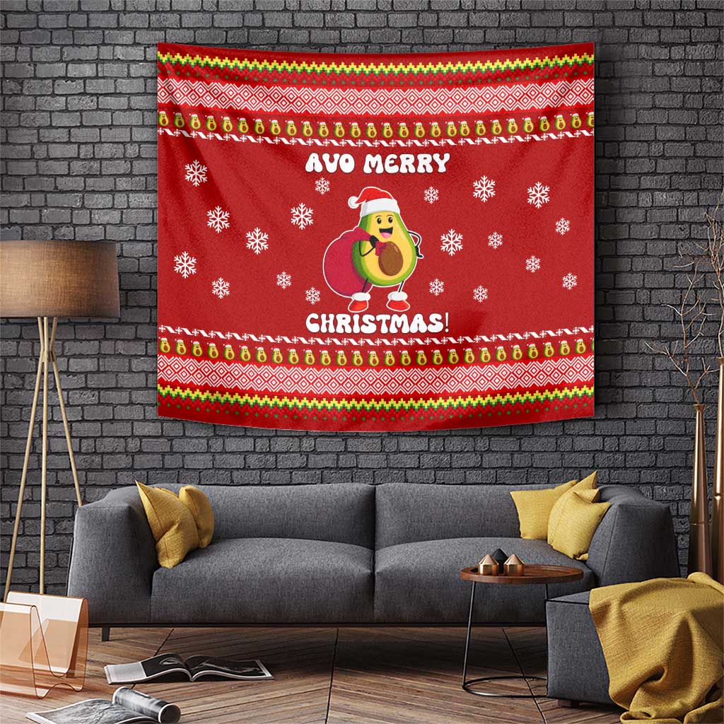 Avo Merry Christmas Tapestry Xmas Holiday Patterns - Wonder Print Shop