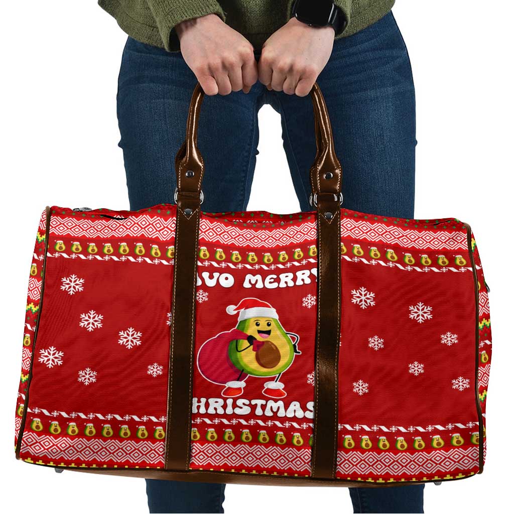 Avo Merry Christmas Travel Bag Xmas Holiday Patterns - Wonder Print Shop