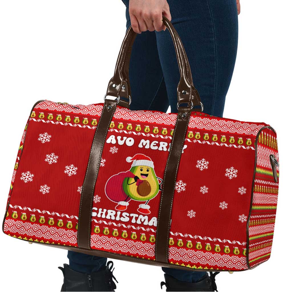 Avo Merry Christmas Travel Bag Xmas Holiday Patterns - Wonder Print Shop