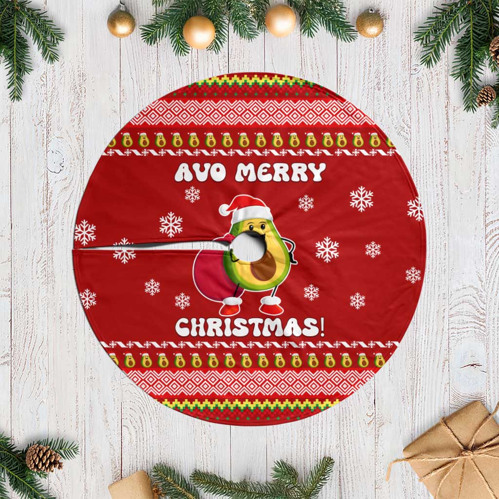 Avo Merry Christmas Tree Skirt Xmas Holiday Patterns - Wonder Print Shop