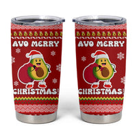 Avo Merry Christmas Tumbler Cup Xmas Holiday Patterns - Wonder Print Shop