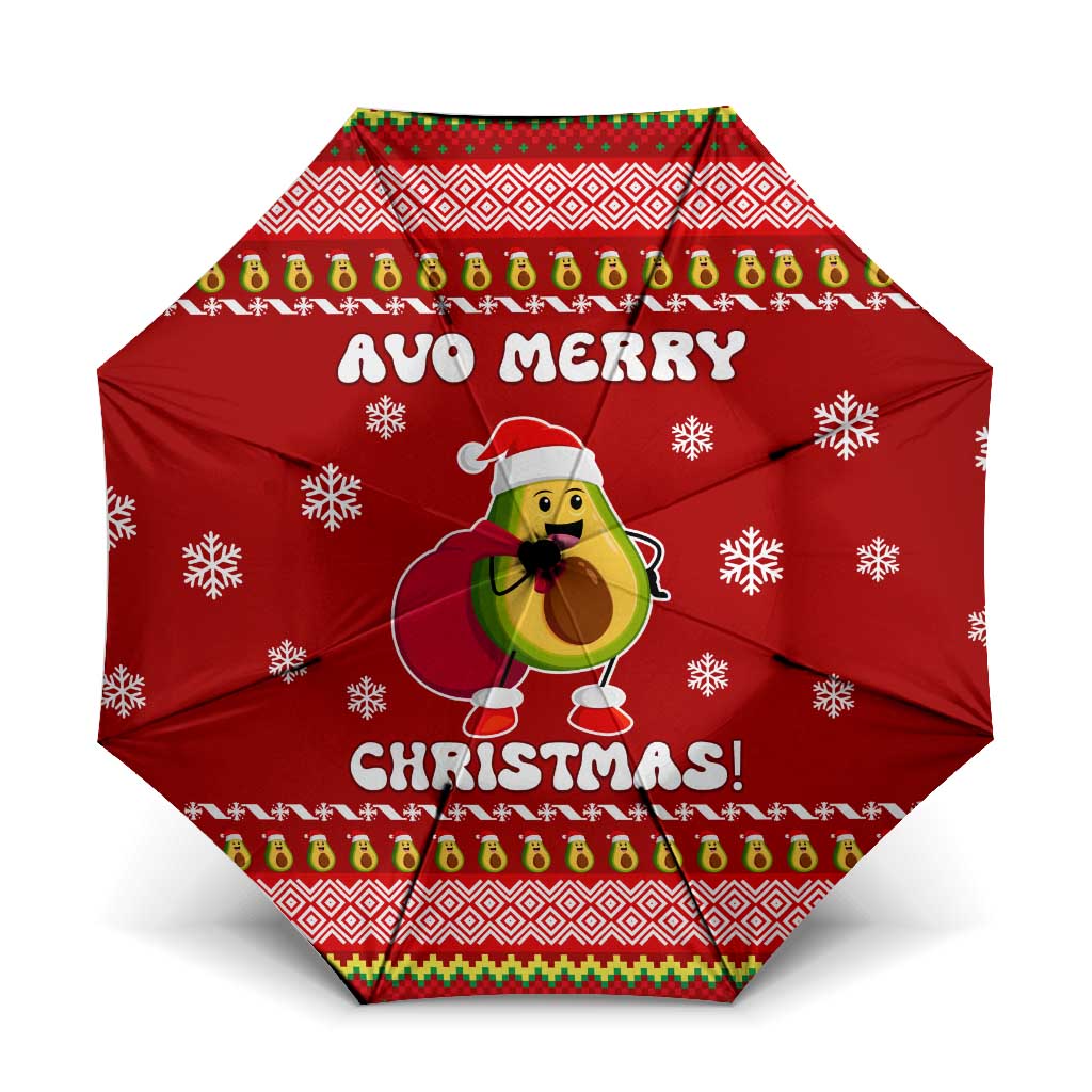Avo Merry Christmas Umbrella Xmas Holiday Patterns - Wonder Print Shop